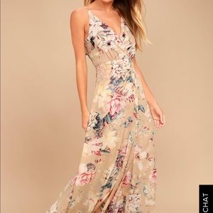 Floral maxi dress